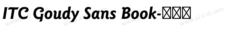 ITC Goudy Sans Book字体转换